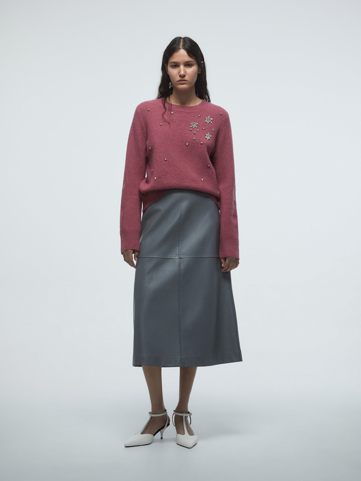 SWEATER MUJER SFERA TRENZADO - 1