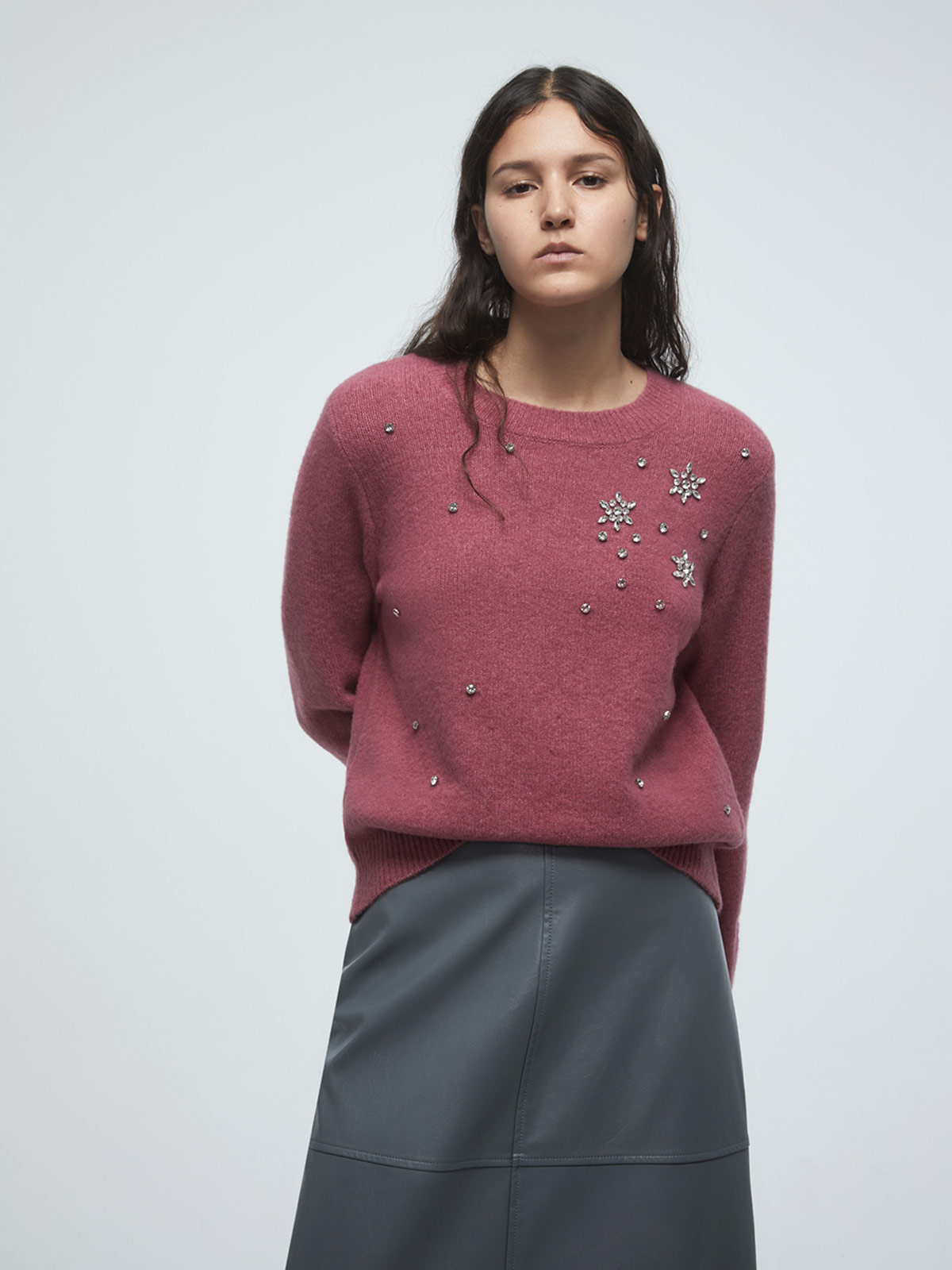 SWEATER MUJER SFERA TRENZADO - 2
