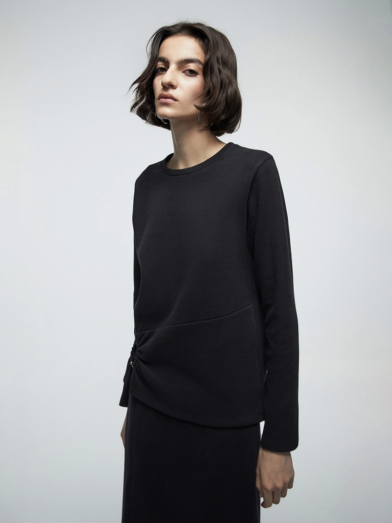 POLERA MUJER SFERA ALGODÓN MANGA LARGA - 3