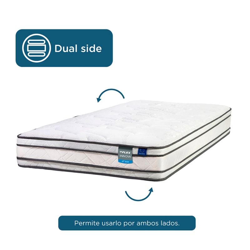 CAMA EUROPEA FLEX INNOVA 1.5 PLAZAS + RESPALDO - 5