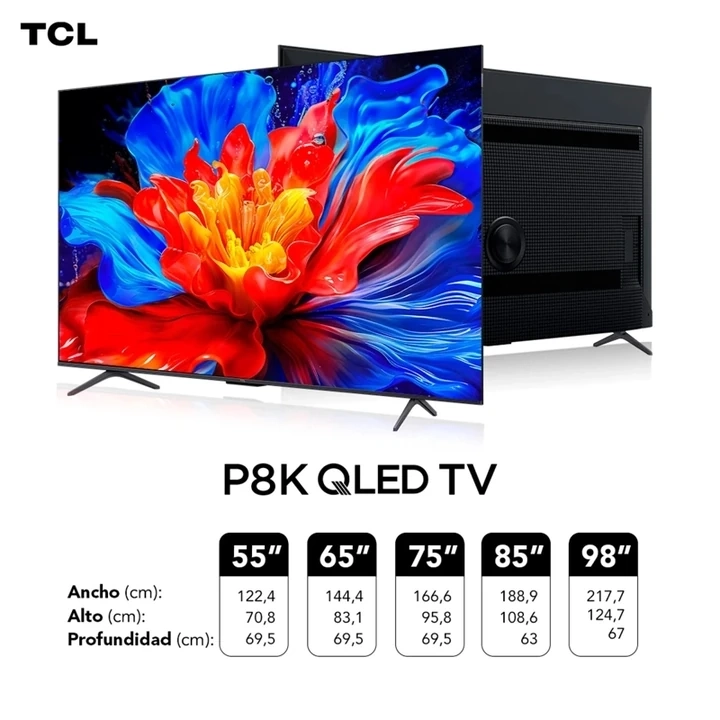 SMART TV TCL QLED 4K UHD 85” P8K - 3