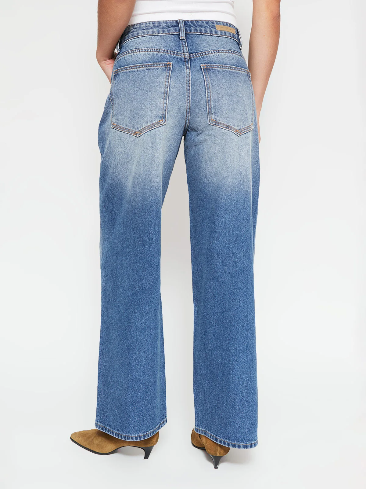 JEANS MUJER INDEX ALGODÓN TIRO BAJO - 3