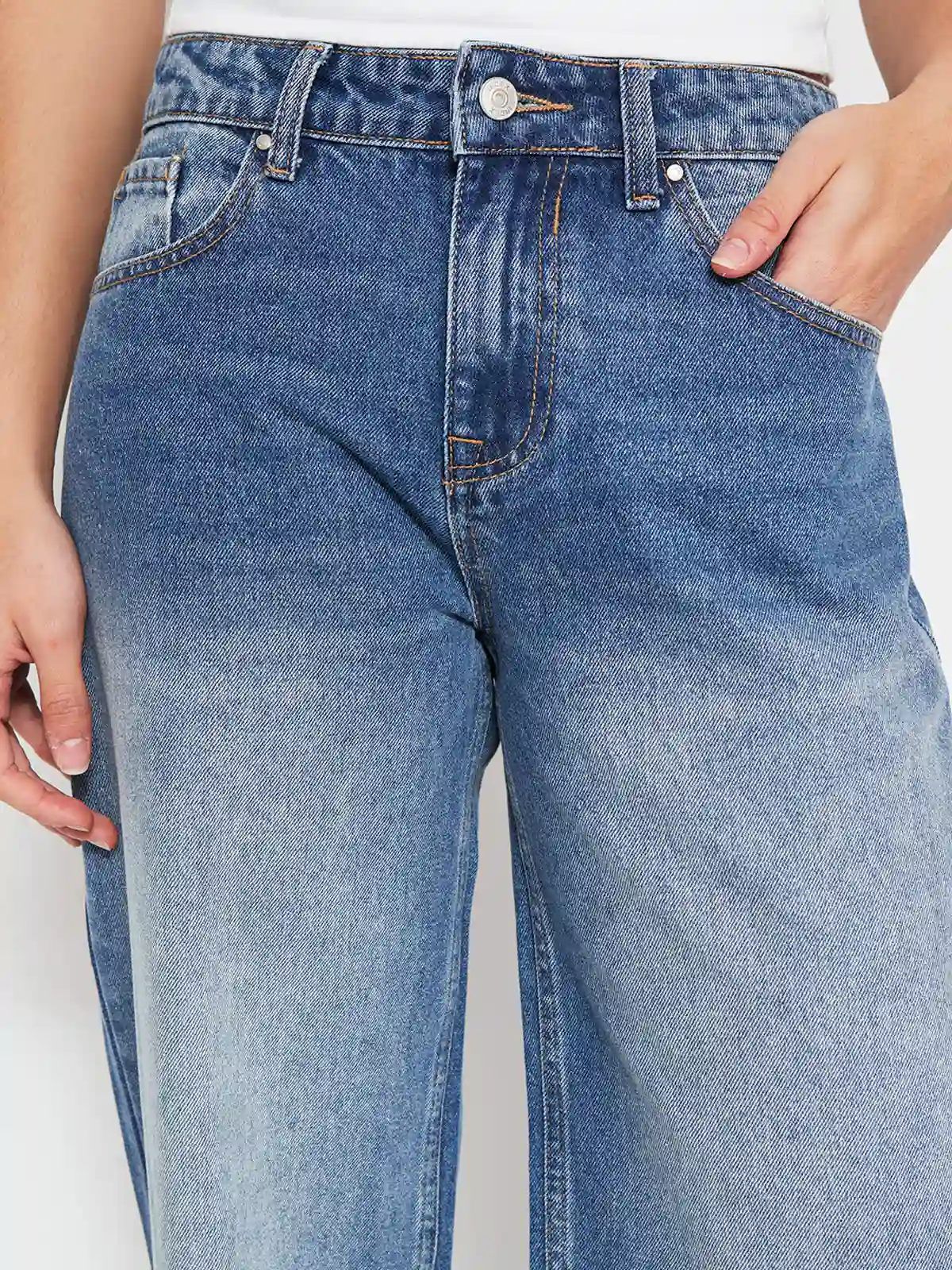 JEANS MUJER INDEX ALGODÓN TIRO BAJO - 4