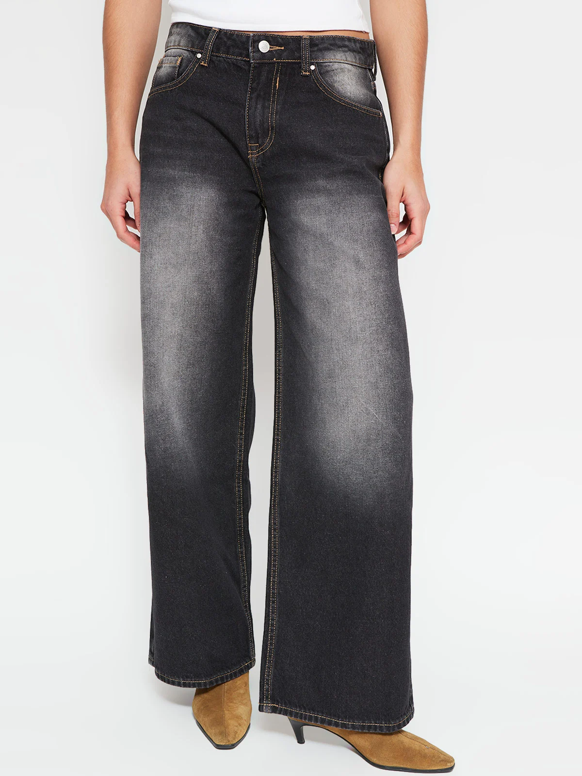 JEANS MUJER INDEX ALGODÓN TIRO BAJO - 3