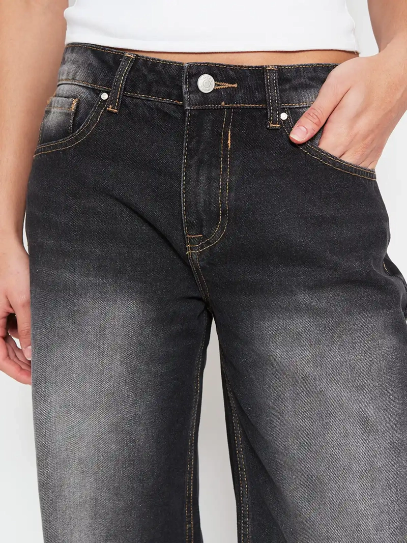 JEANS MUJER INDEX ALGODÓN TIRO BAJO - 5