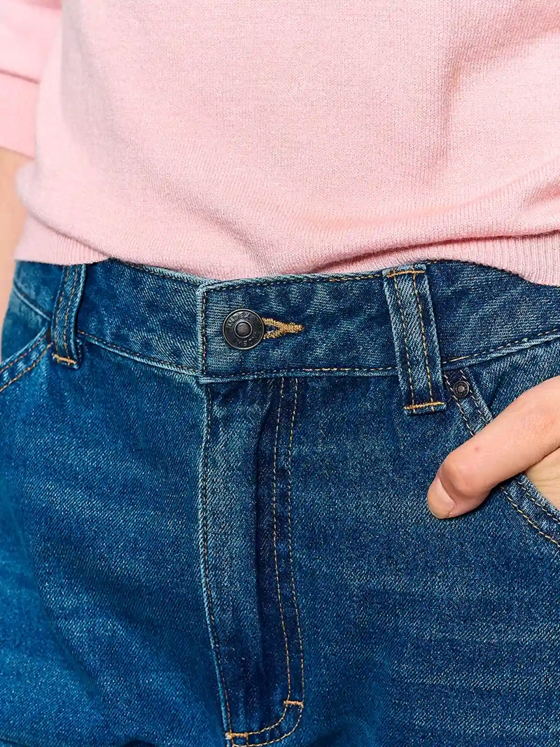 JEANS MUJER INDEX ALGODÓN BARREL ALICATE - 4