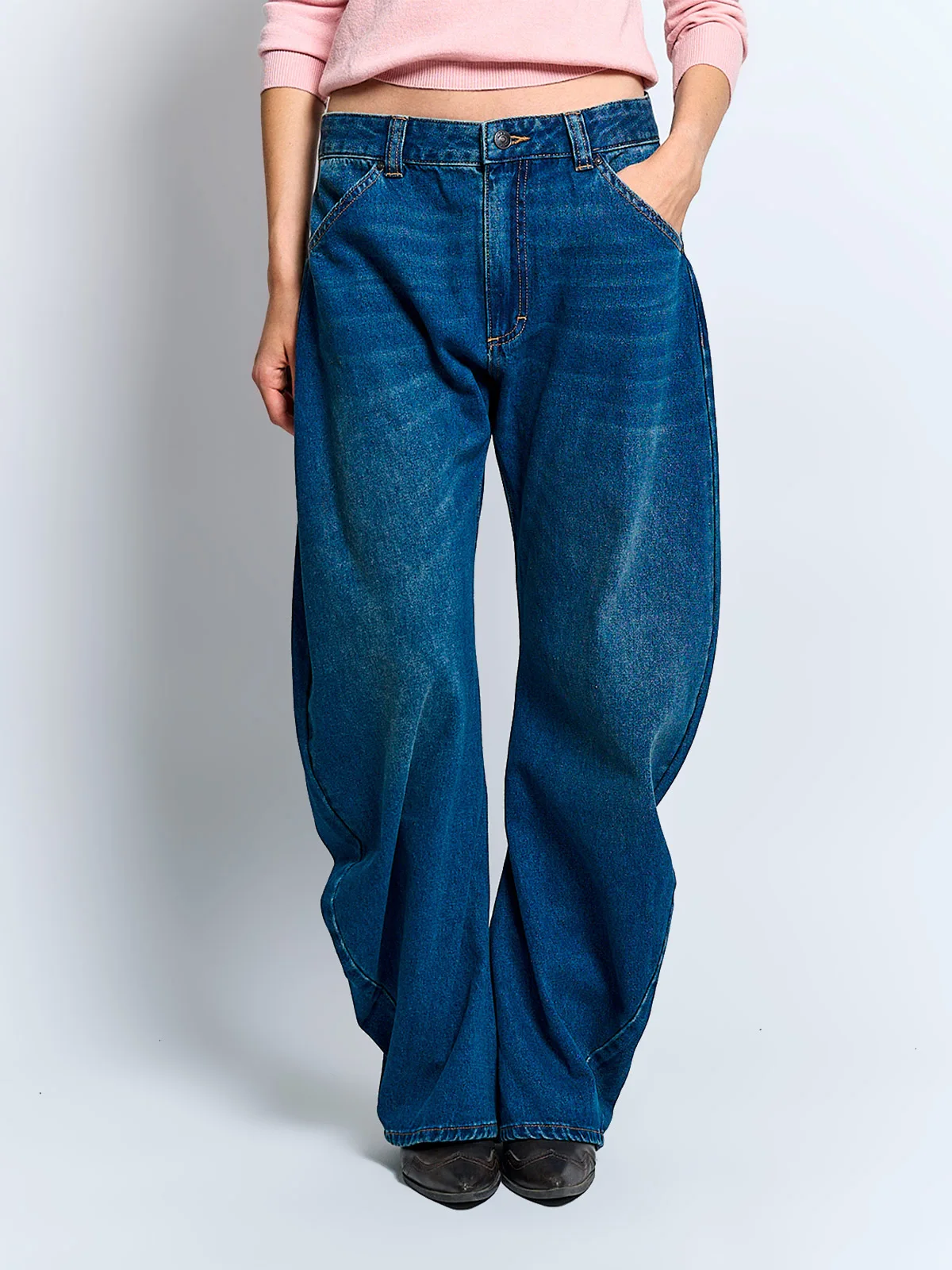 JEANS MUJER INDEX ALGODÓN BARREL ALICATE - 2
