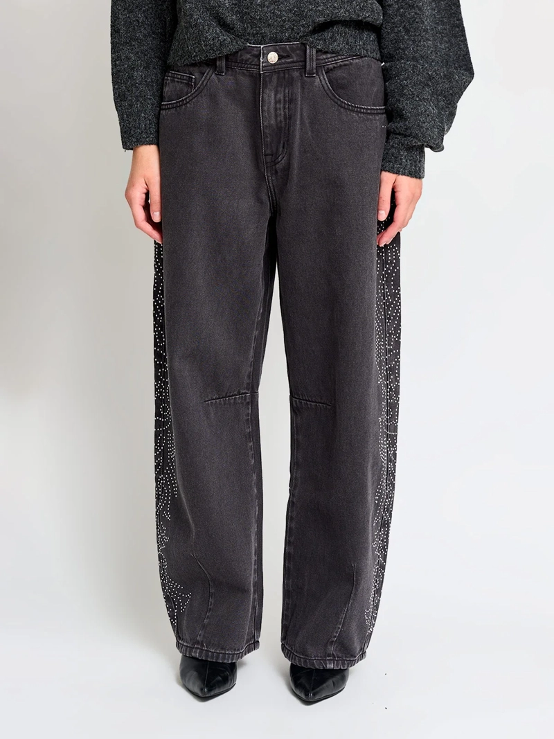 JEANS MUJER INDEX ALGODÓN TACHAS - 2