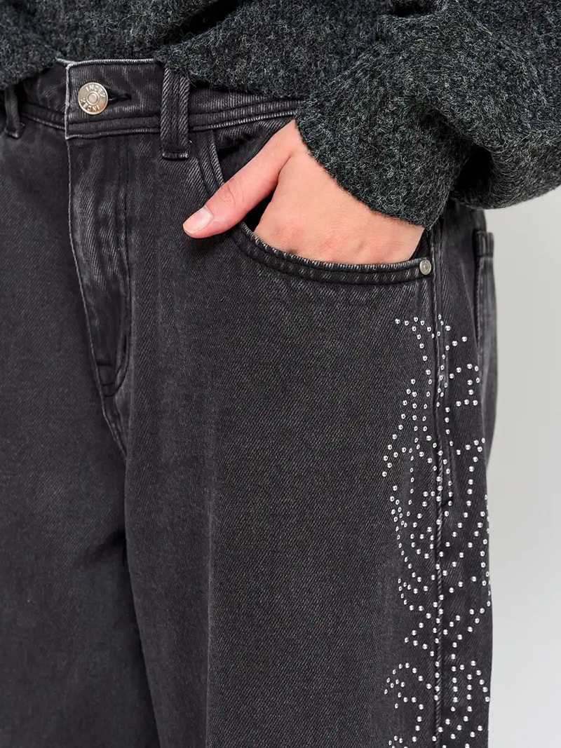 JEANS MUJER INDEX ALGODÓN TACHAS - 4