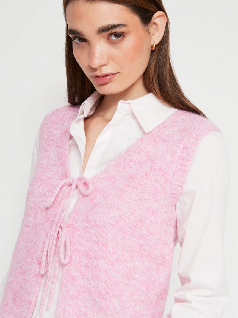 CARDIGAN MUJER INDEX SIN MANGAS - 3