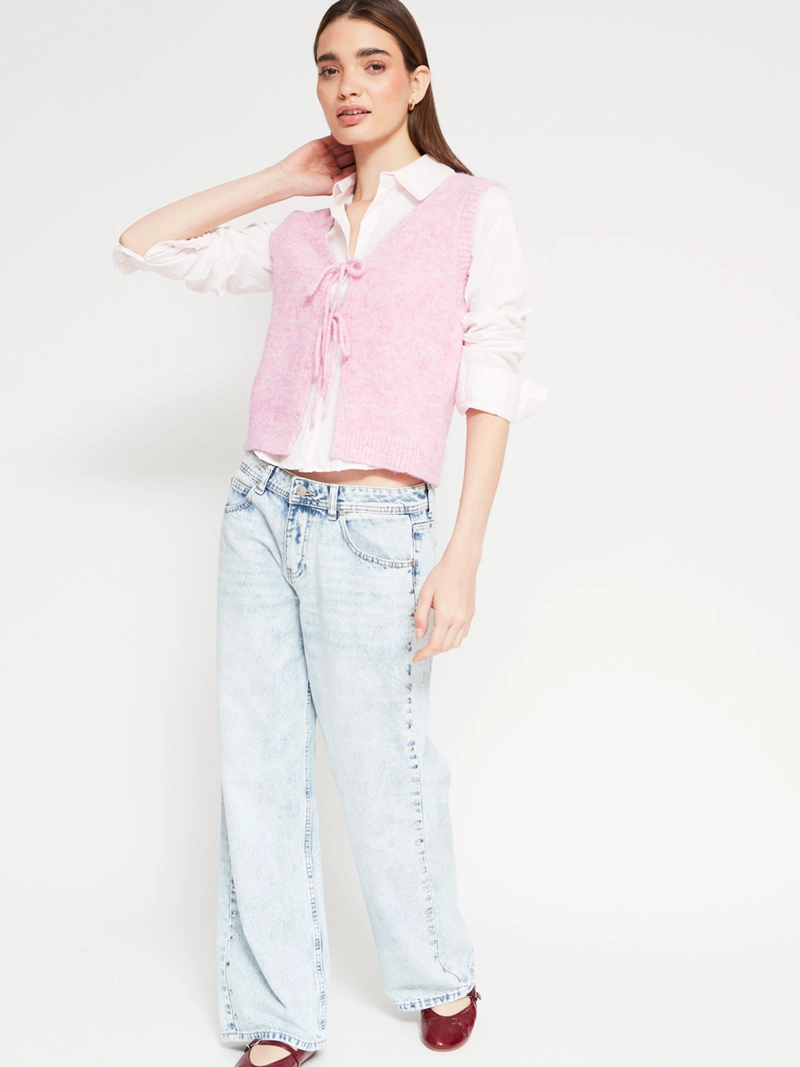 CARDIGAN MUJER INDEX SIN MANGAS - 4