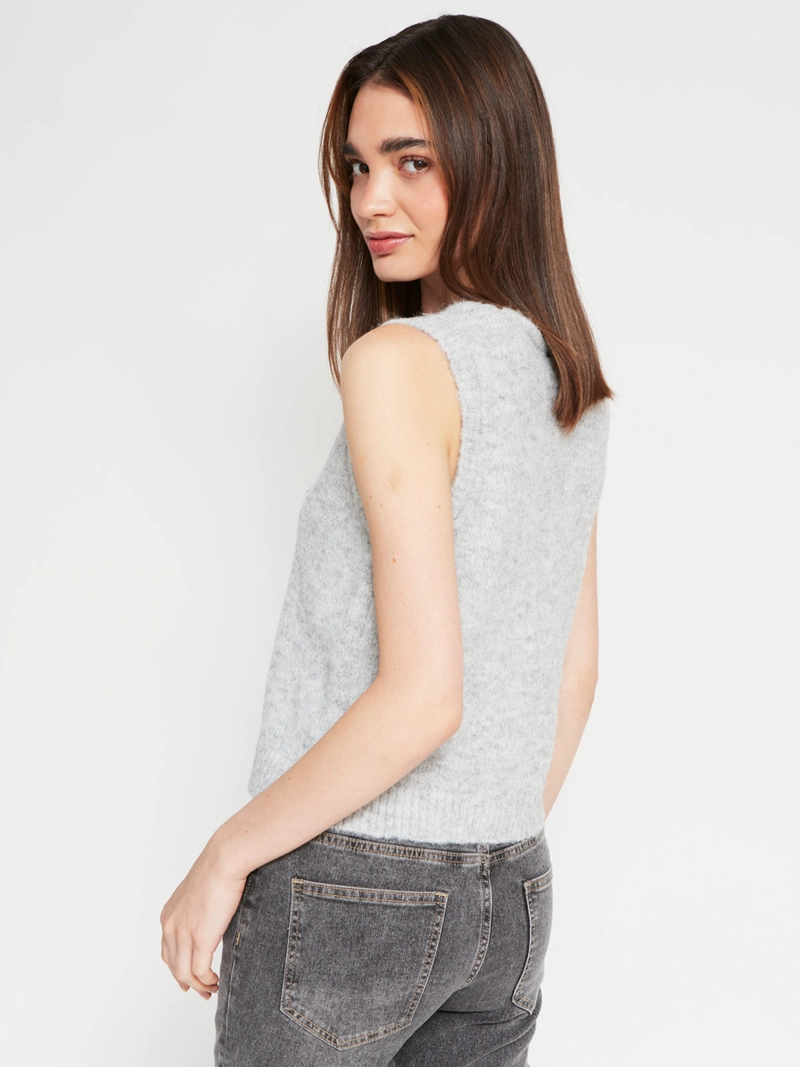 CARDIGAN MUJER INDEX SIN MANGAS - 2