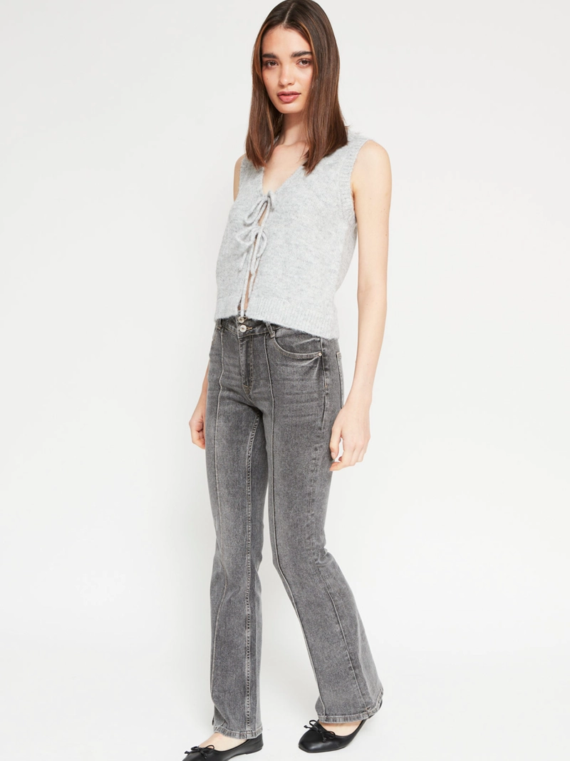 CARDIGAN MUJER INDEX SIN MANGAS - 4
