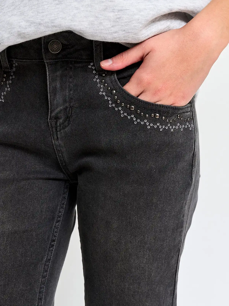 JEANS MUJER INDEX ALGODÓN APLICACIONES - 4