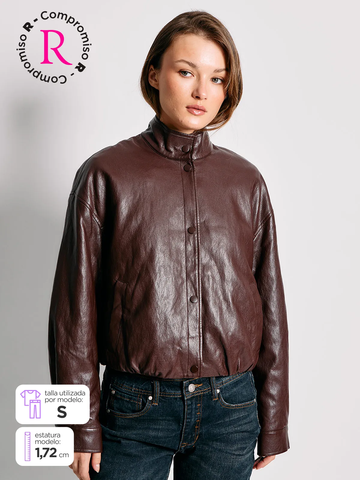 CHAQUETA MUJER INDEX BOMBER CORTA - 1