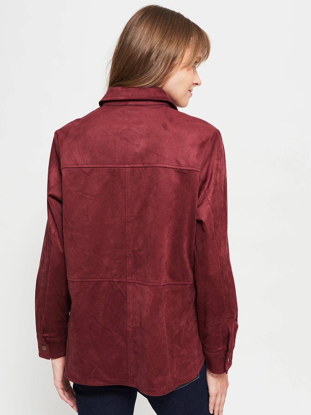 BLUSA MUJER AZIZ MANGA LARGA SUEDE - 2