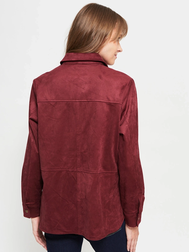 BLUSA MUJER AZIZ MANGA LARGA SUEDE - 2