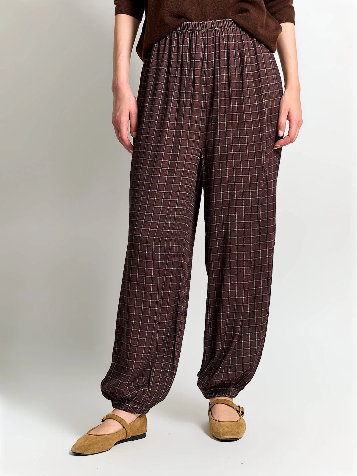PANTALÓN MUJER MARQUIS BOMBACHO CUADROS - 4