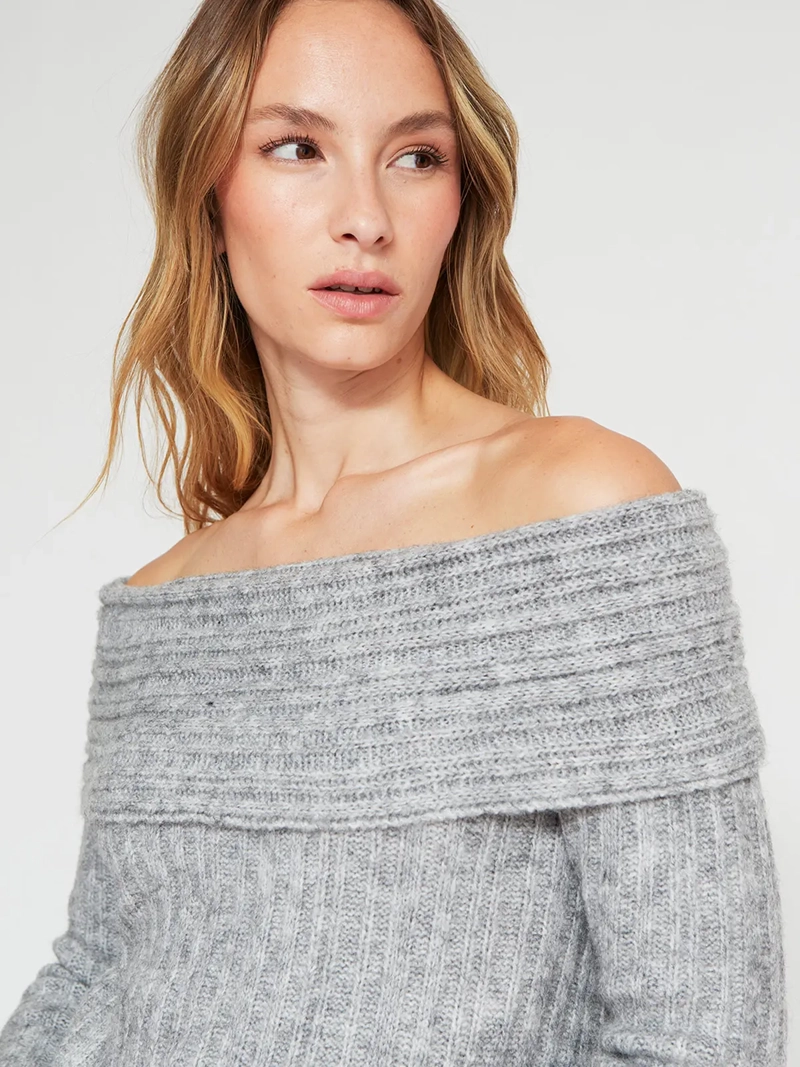 SWEATER MUJER INDEX MANGA LARGA - 3