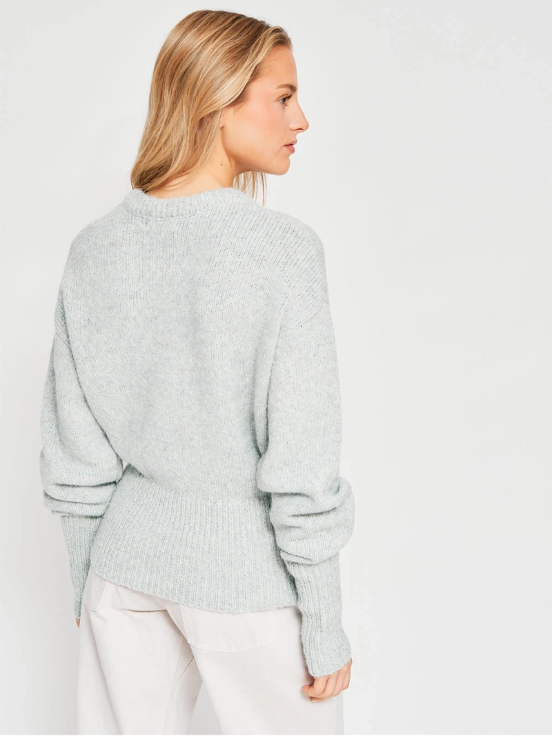 SWEATER MUJER INDEX ALGODÓN MANGA LARGA GLOBO - 2