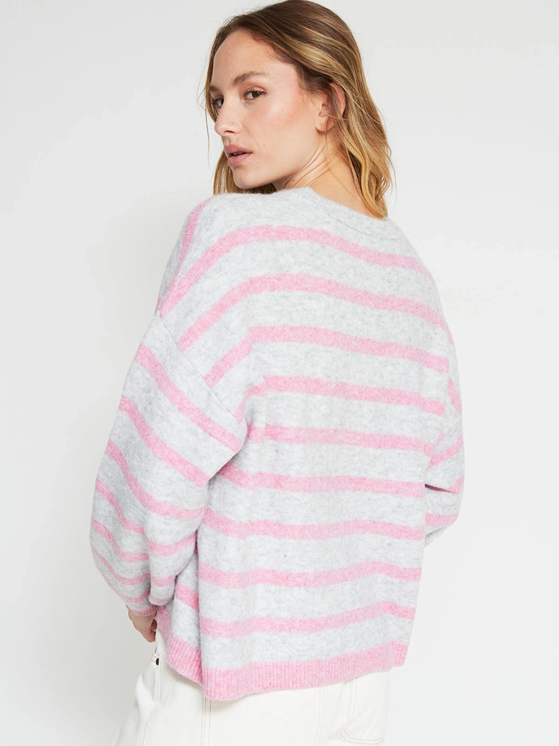 SWEATER MUJER INDEX MANGA LARGA LÍNEAS - 2