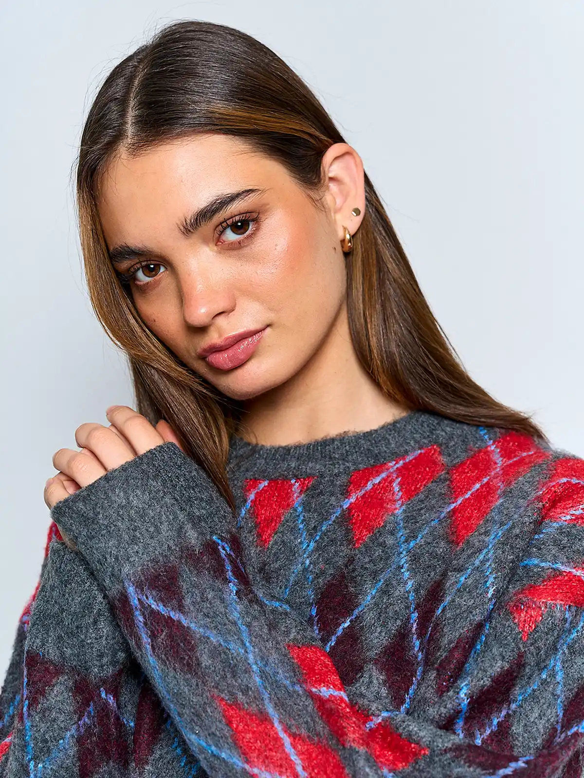 SWEATER MUJER INDEX MANGA LARGA DISEÑO - 3
