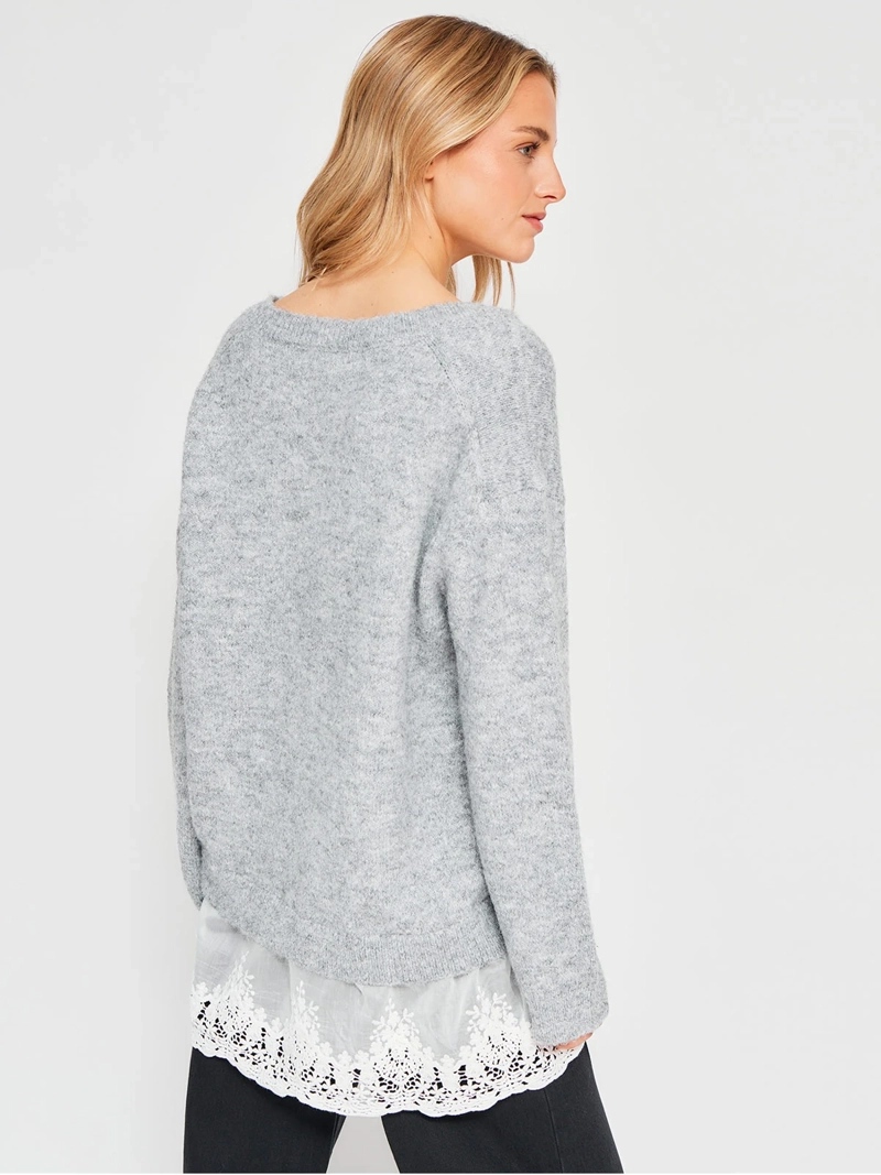 SWEATER MUJER INDEX MANGA LARGA VUELOS - 2