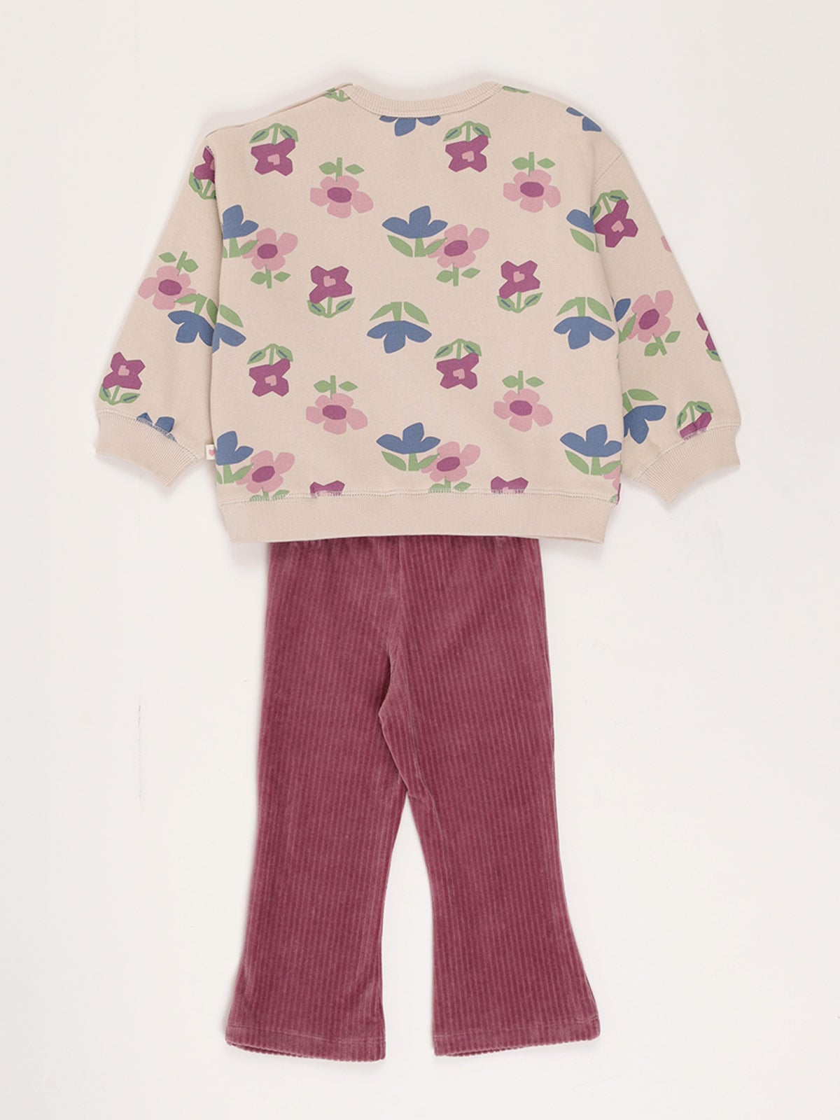 CONJUNTO NIÑA BABY HARVEST POLERÓN Y CALZA ACAMPANADA - 2