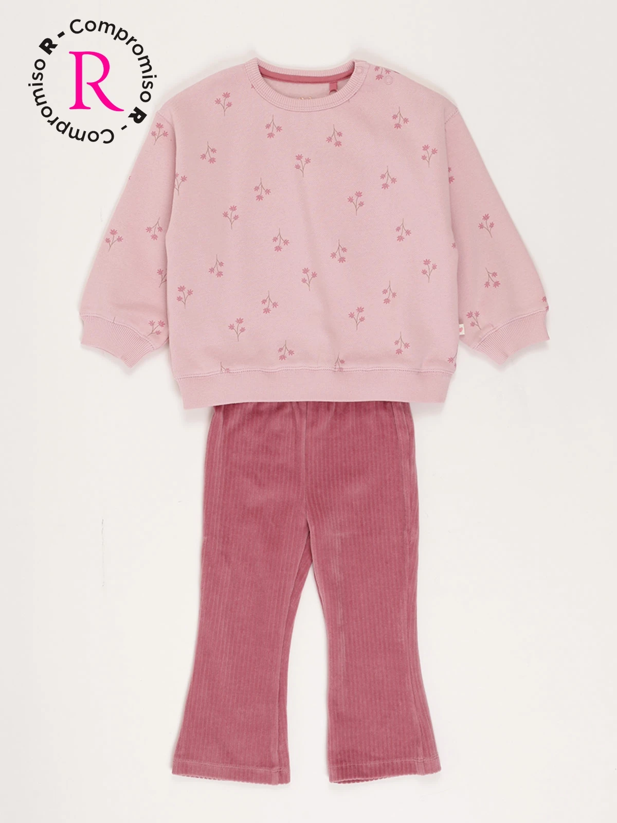 CONJUNTO NIÑA BABY HARVEST POLERÓN Y CALZA ACAMPANADA - 1