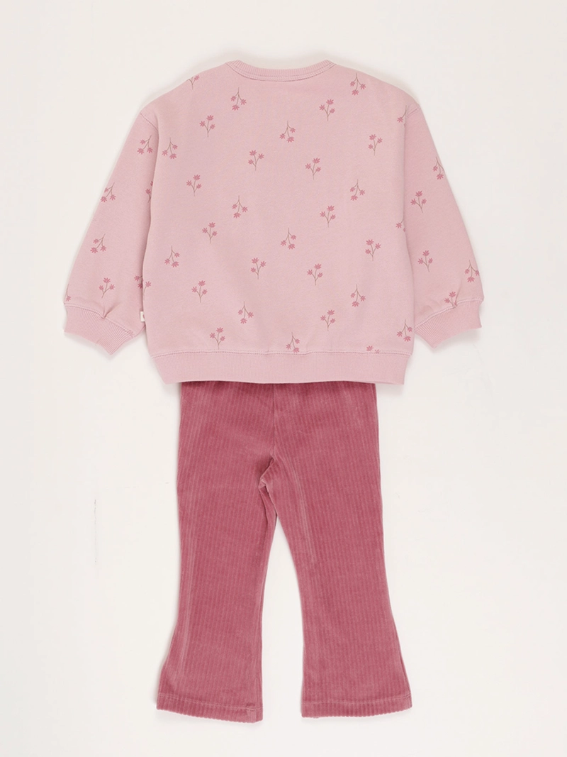 CONJUNTO NIÑA BABY HARVEST POLERÓN Y CALZA ACAMPANADA - 2
