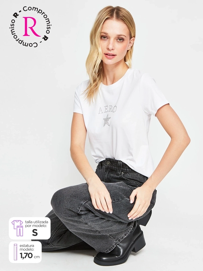 POLERA MUJER AEROPOSTALE ALGODÓN
