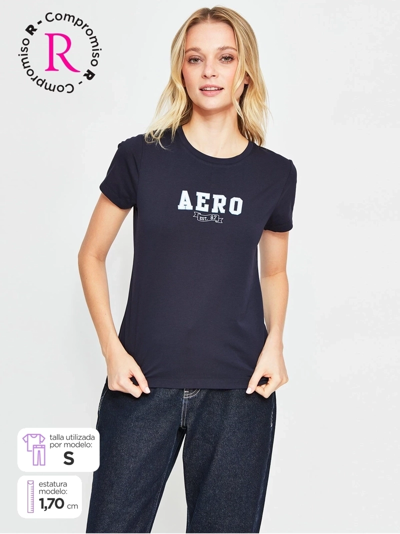 POLERA MUJER AEROPOSTALE ALGODÓN
