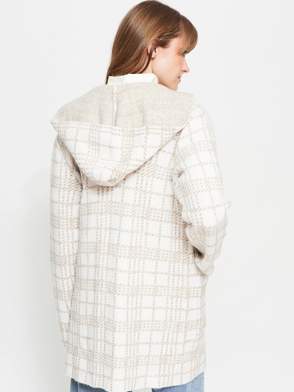 CARDIGAN MUJER AZIZ CON GORRO - 2