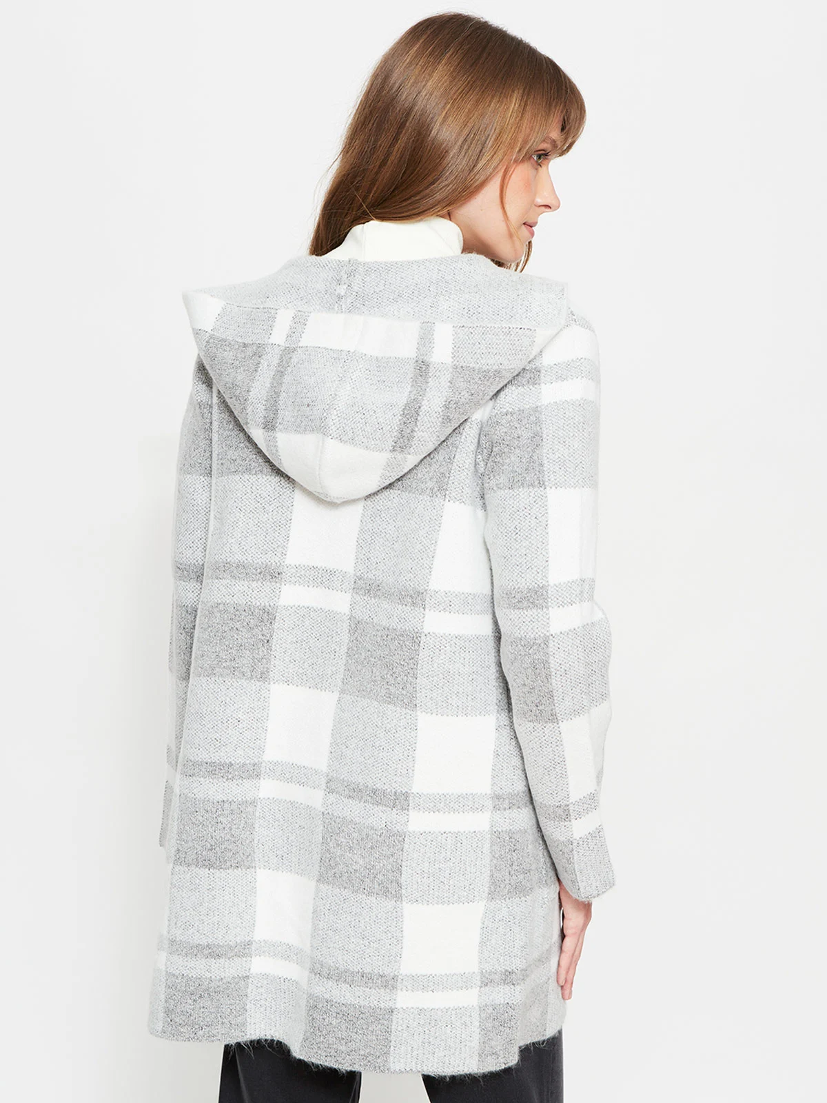 CARDIGAN MUJER AZIZ CON GORRO - 2