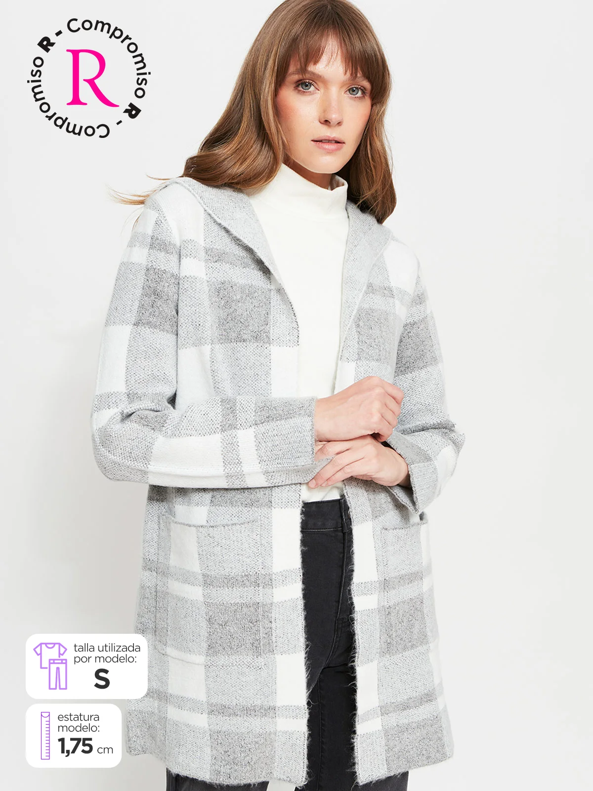AZIZ CARDIGAN MUJER AZIZ CON GORRO