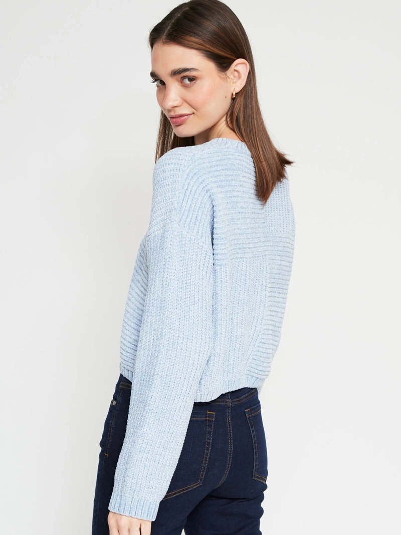 SWEATER MUJER INDEX CHENILLE MANGA LARGA BÁSICO - 2
