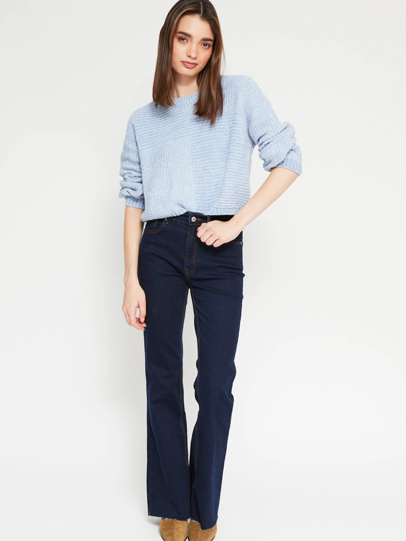 SWEATER MUJER INDEX CHENILLE MANGA LARGA BÁSICO - 4