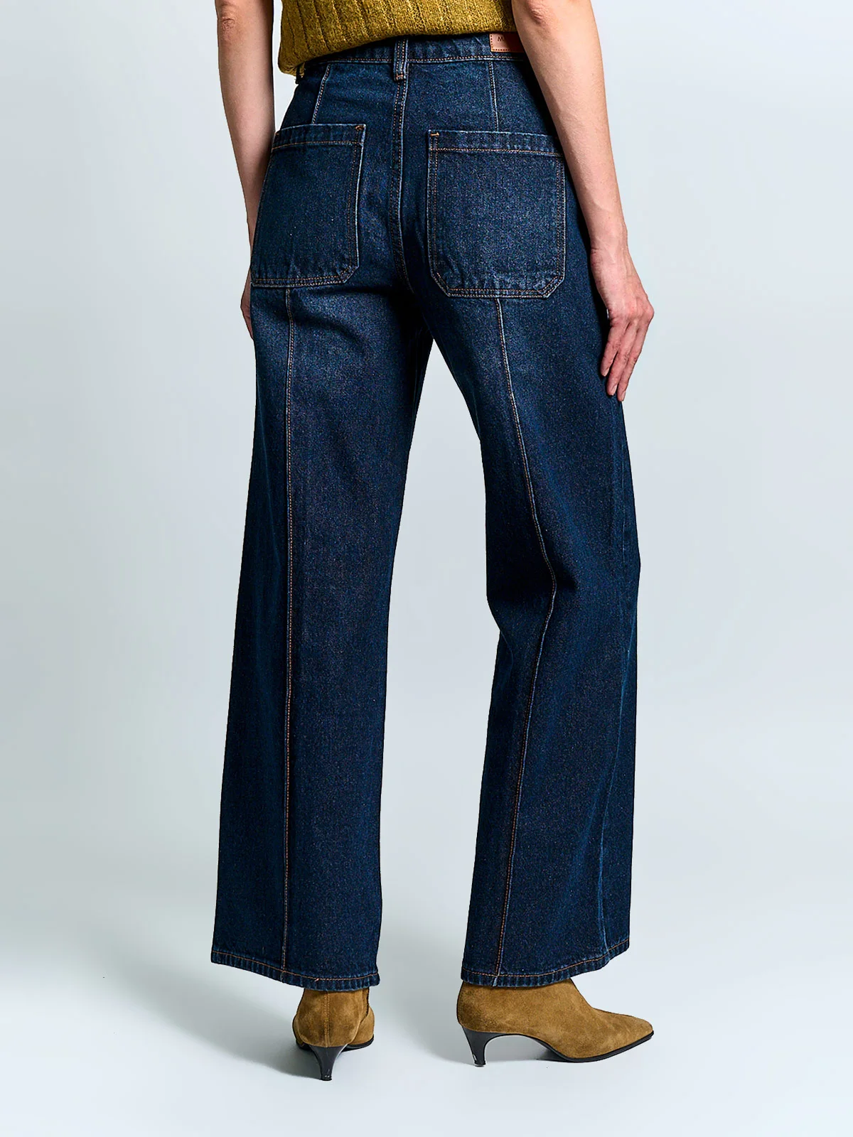 JEANS MUJER MARQUIS ALGODÓN WIDE LEG BOLSILLOS - 3