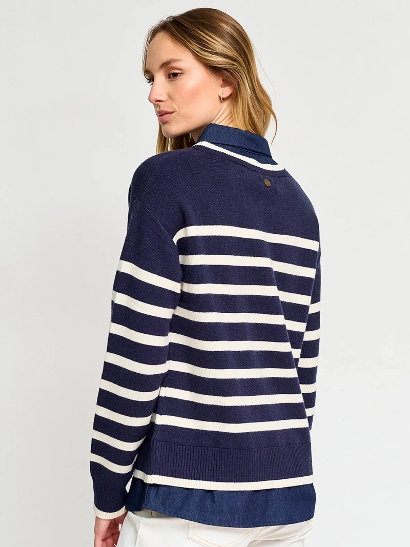 SWEATER MUJER REGATTA MANGA LARGA TWINSET - 3