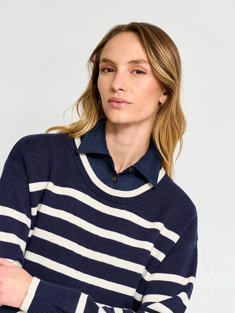 SWEATER MUJER REGATTA MANGA LARGA TWINSET - 4