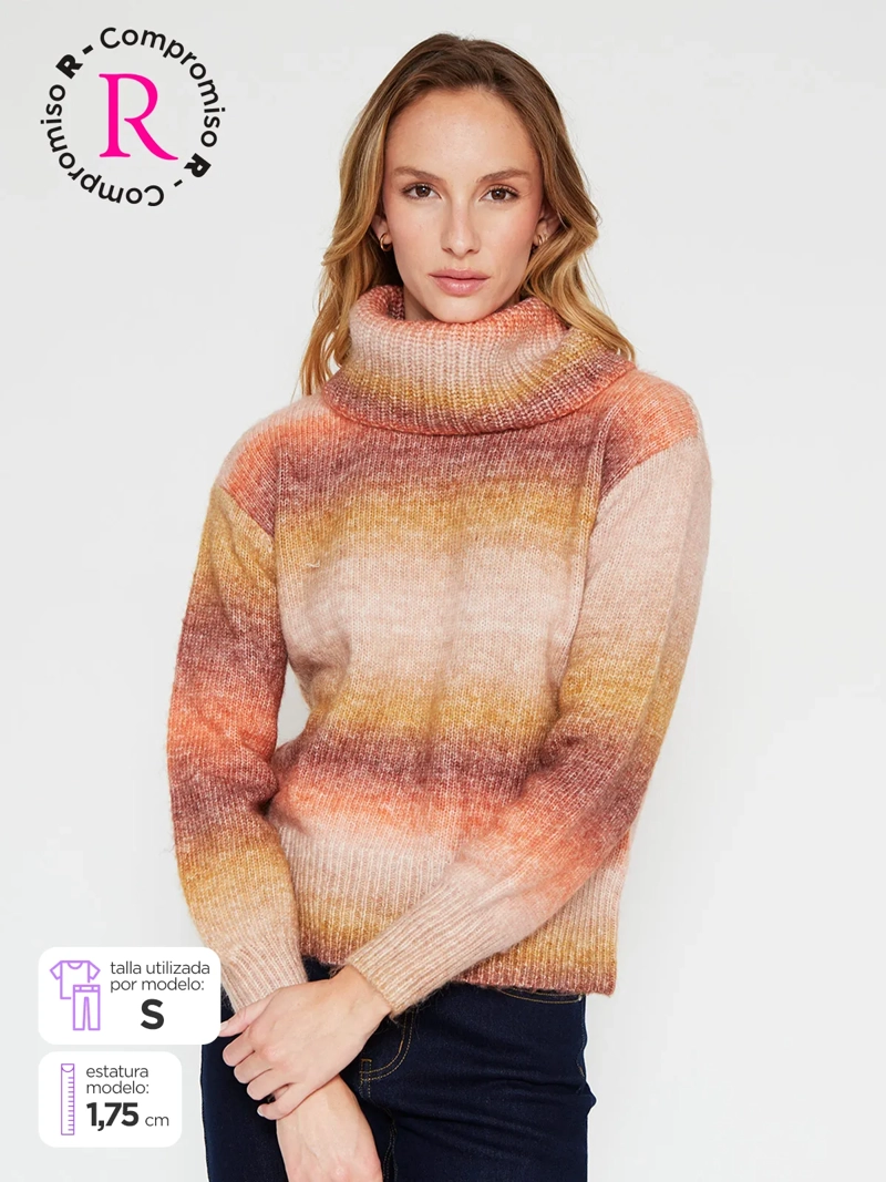 SWEATER MUJER REGATTA CUELLO TORTUGA MANGA LARGA - 1