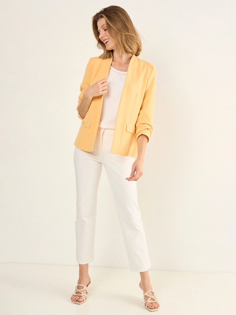 MA GRIFFE BLAZER MUJER MA GRIFFE SIN SOLAPA BOLSILLOS
