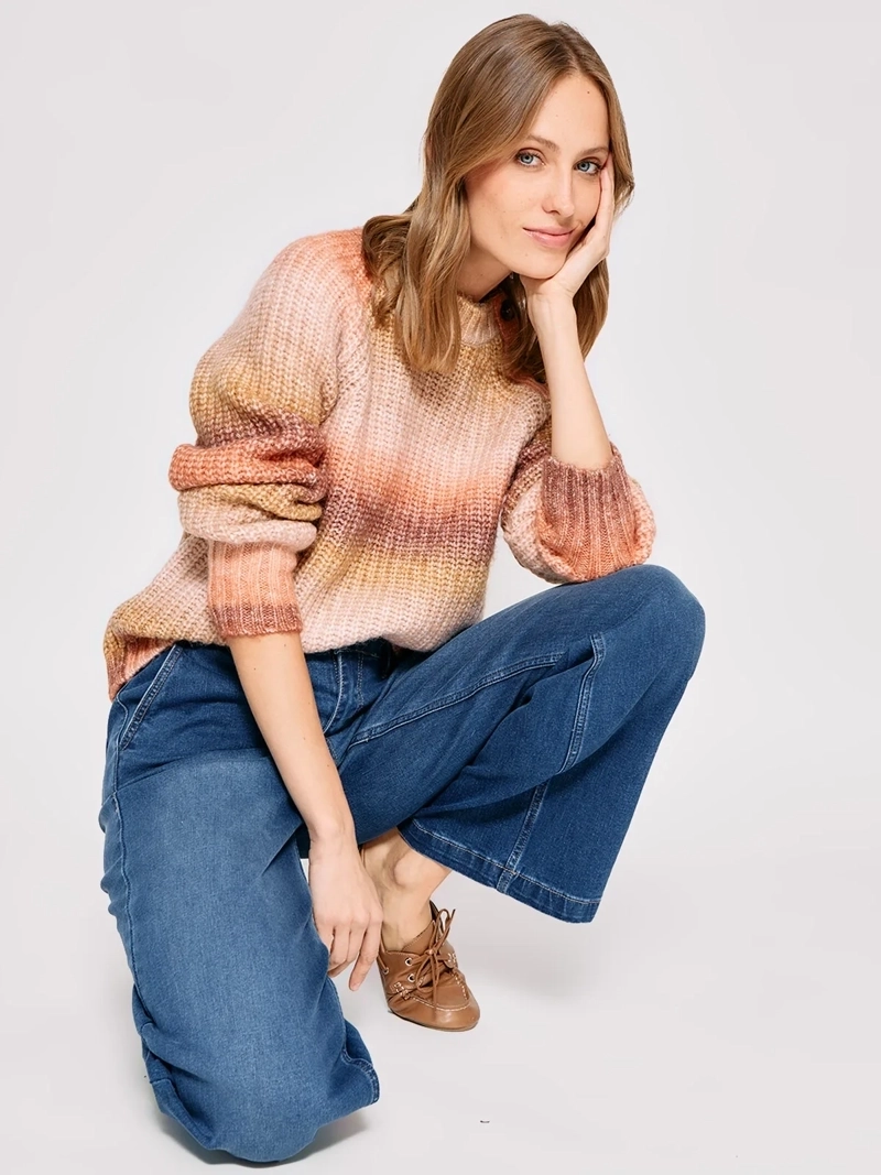 SWEATER MUJER REGATTA MANGA LARGA BOTONES - 4