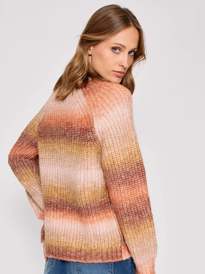 SWEATER MUJER REGATTA MANGA LARGA BOTONES - 2