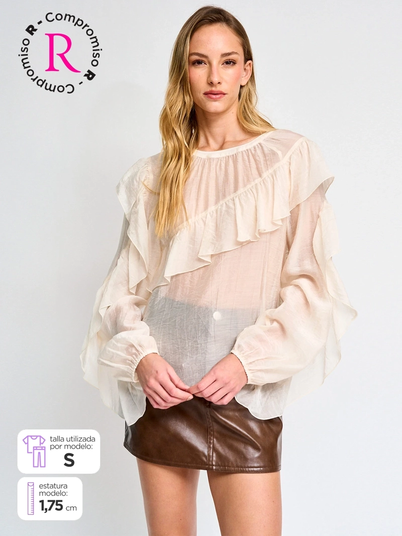 BLUSA MUJER MARQUIS VUELOS - 1