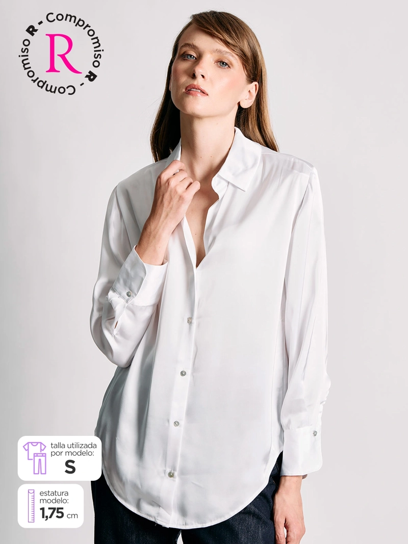 BLUSA MUJER MARQUIS SATINADA - 1