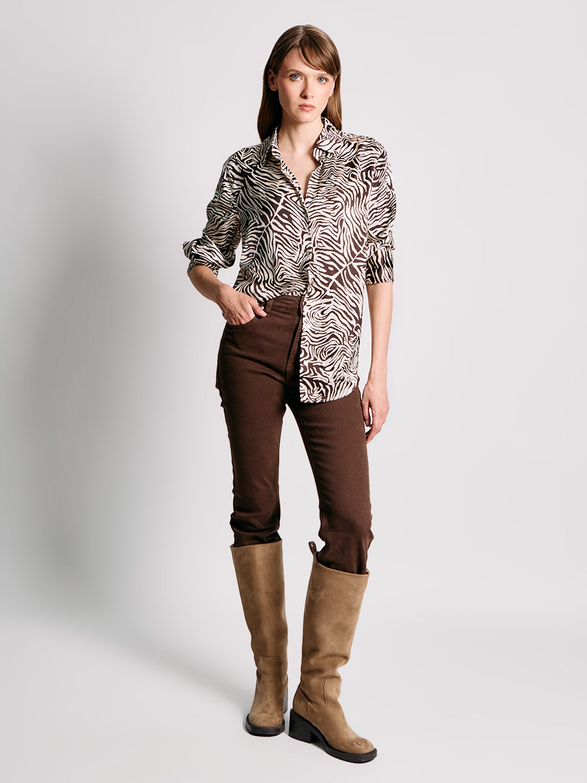 BLUSA MUJER MARQUIS SATINADA - 4