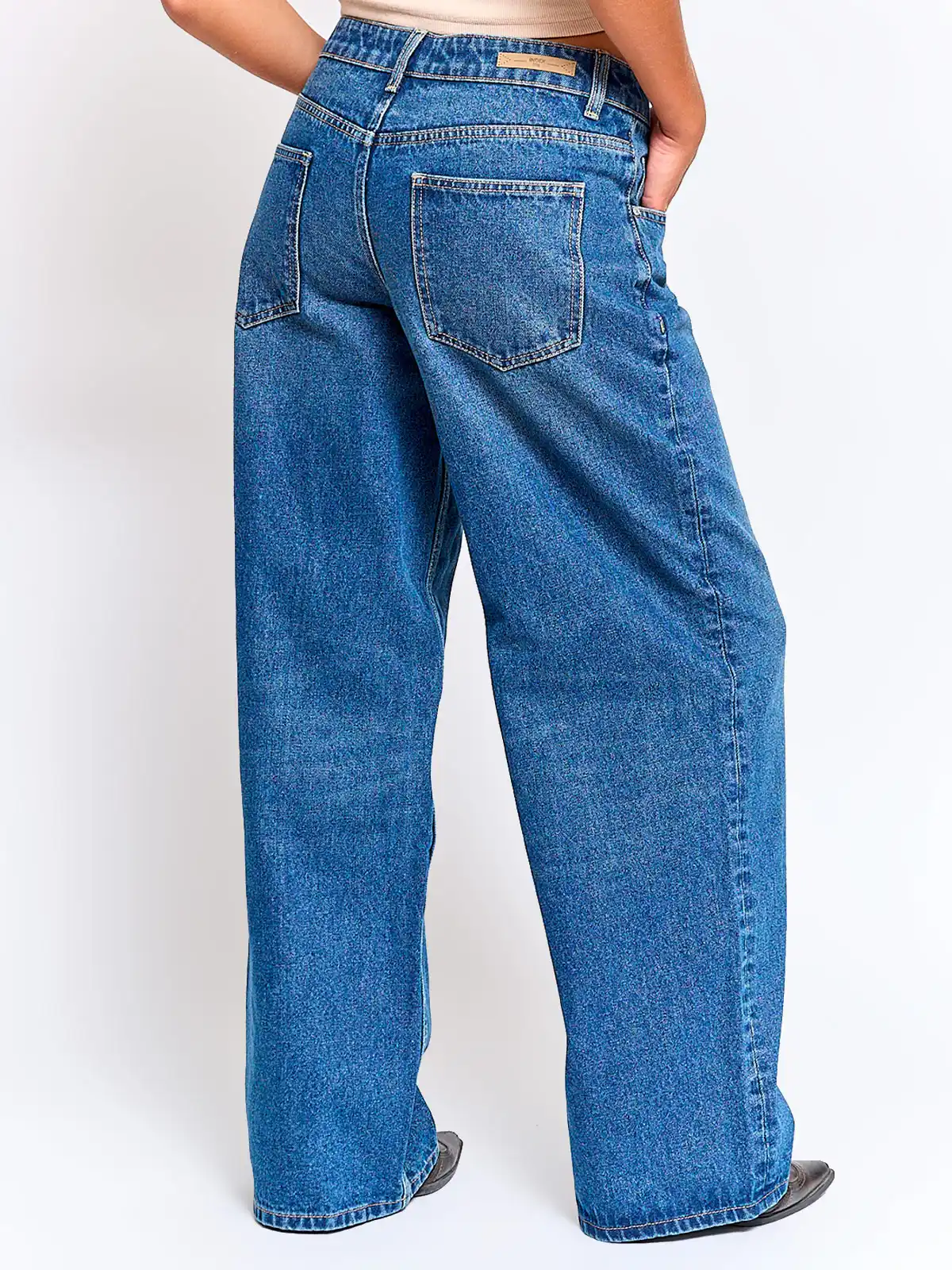 JEANS MUJER INDEX ALGODÓN WIDE LEG - 3