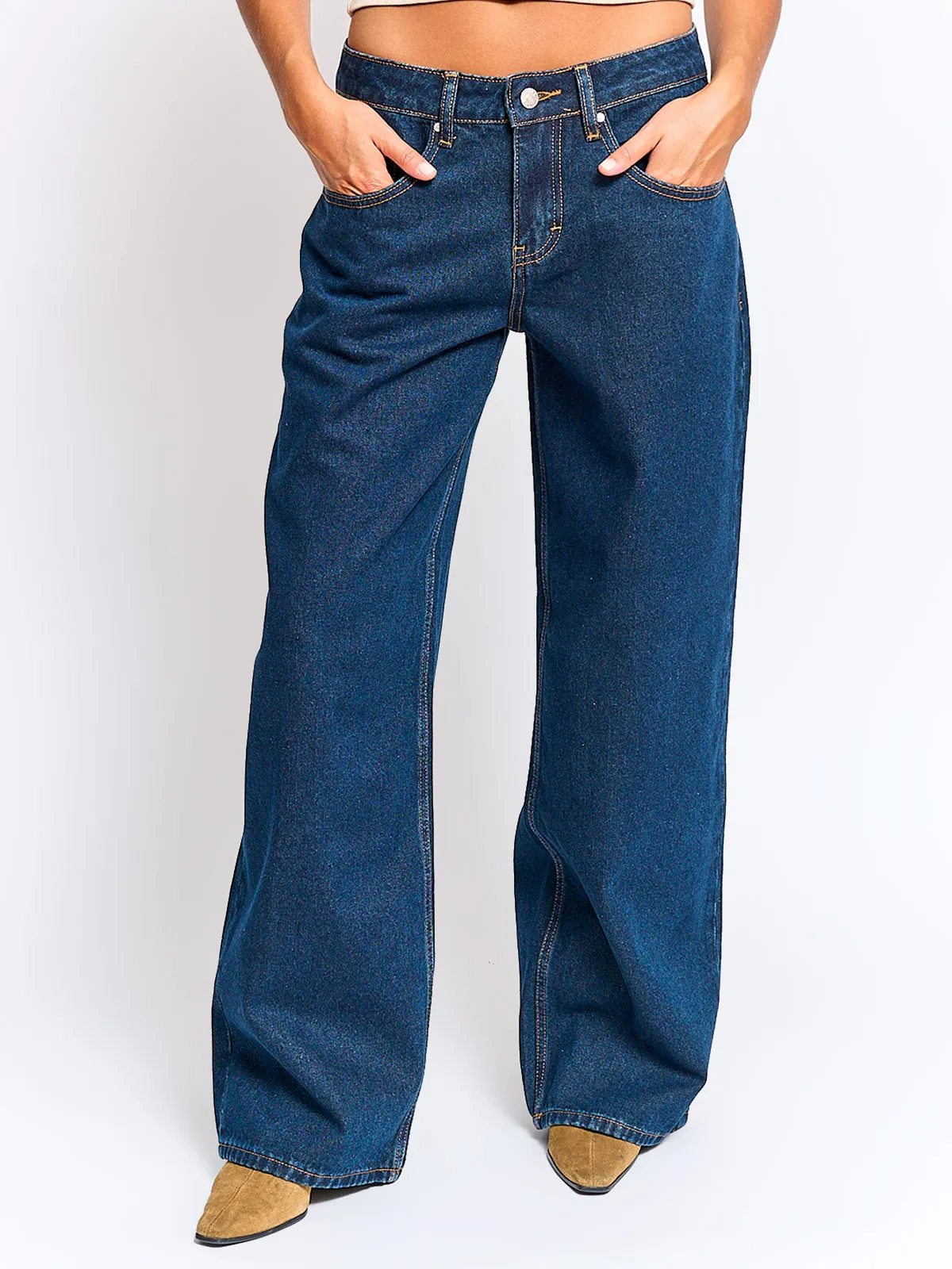 JEANS MUJER INDEX ALGODÓN WIDE LEG - 2