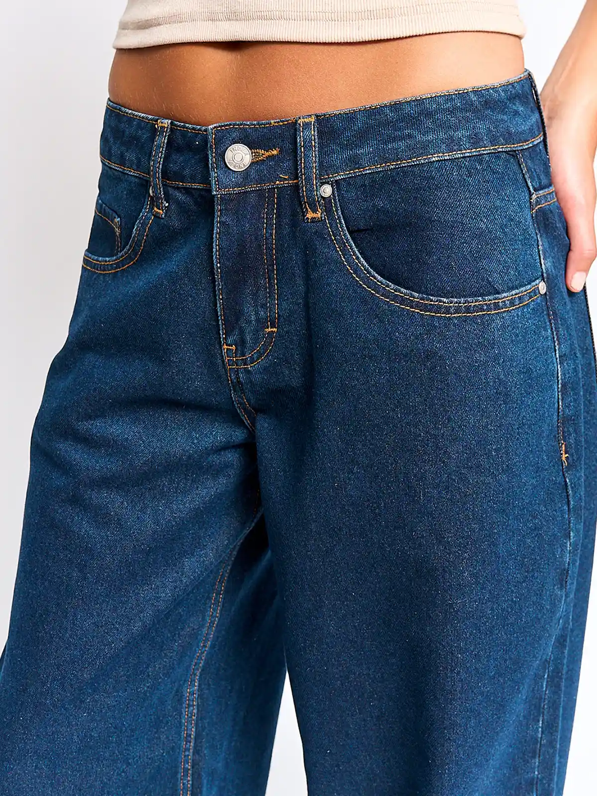 JEANS MUJER INDEX ALGODÓN WIDE LEG - 4
